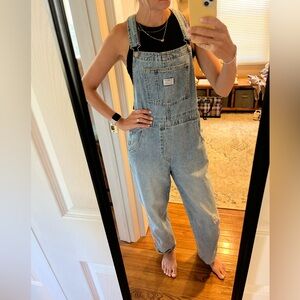 Levi’s Distressed Overalls